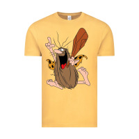 Vintage Mustard newcaptain caveman Vintage Tee - linhVisuals
