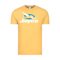 Vintage Mustard Jayco Bicycling Bike Vintage Tee - linhVisuals