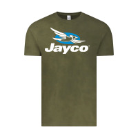 Vintage Olive Jayco Bicycling Bike Vintage Tee - linhVisuals
