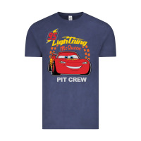 Vintage Denim newcars lightning mcqueen Vintage Tee - linhVisuals