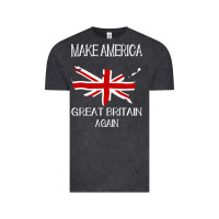 Vintage Black make america great britain again funny uk us Vintage Tee - linhVisuals