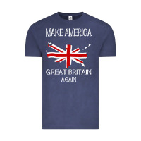 Vintage Denim make america great britain again funny uk us Vintage Tee - linhVisuals