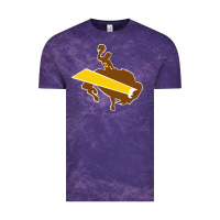 Cloud Purple wyoming josh Vintage Tee - linhVisuals
