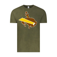 Vintage Olive wyoming josh Vintage Tee - linhVisuals