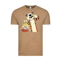 Vintage Coffee calvin Vintage Tee - linhVisuals