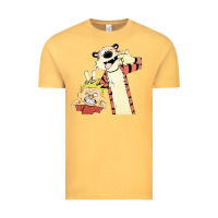 Vintage Mustard calvin Vintage Tee - linhVisuals
