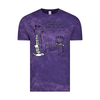 Cloud Purple calvin Vintage Tee - linhVisuals