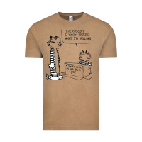 Vintage Coffee calvin Vintage Tee - linhVisuals