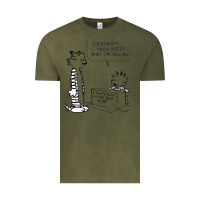 Vintage Olive calvin Vintage Tee - linhVisuals