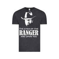 Vintage Black walker texas ranger merchandise Vintage Tee - linhVisuals