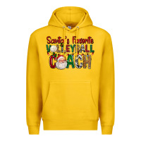Lemon Santa's Favorite Volleyball Coach For Christmas Premium Hoodie - FaDigitalArtStudio