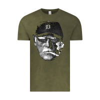 Vintage Olive newcigarette smoking jim leyland Vintage Tee - linhVisuals