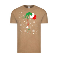 Vintage Coffee newchristmas grinch hand holding a stethoscope Vintage Tee - linhVisuals