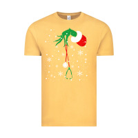 Vintage Mustard newchristmas grinch hand holding a stethoscope Vintage Tee - linhVisuals