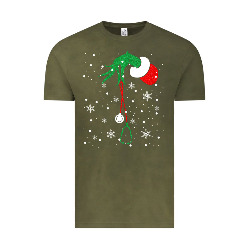 Newchristmas Grinch Hand Holding A Stethoscope Vintage Tee by linhVisuals | Teevron