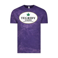Cloud Purple tegridy farms Vintage Tee - linhVisuals