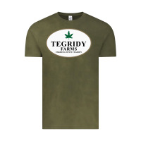 Vintage Olive tegridy farms Vintage Tee - linhVisuals