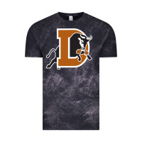 Cloud Black Durham-bulls Vintage Tee - linhVisuals