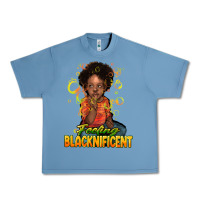 Pebble Blue feeling blacknificent Urban Heavy Tee - NancyCooperArtShop