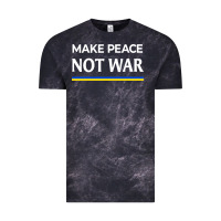 Cloud Black make peace not war Vintage Tee - linhVisuals