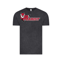 Vintage Black marist red foxes Vintage Tee - linhVisuals