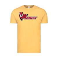 Vintage Mustard marist red foxes Vintage Tee - linhVisuals