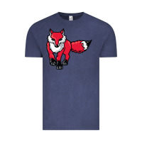 Vintage Denim marist red foxes Vintage Tee - linhVisuals