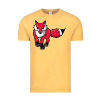 Vintage Mustard marist red foxes Vintage Tee - linhVisuals