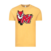 Vintage Mustard marist red foxes Vintage Tee - linhVisuals