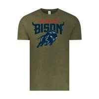 Vintage Olive howard bison Vintage Tee - linhVisuals