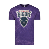 Cloud Purple howard bison Vintage Tee - linhVisuals