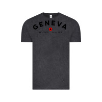 Vintage Black geneva switzerland clothing gifts and souvenirs Vintage Tee - linhVisuals