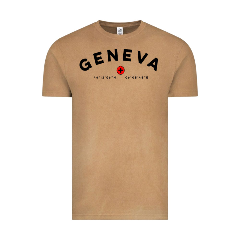 Geneva Switzerland Clothing Gifts And Souvenirs Vintage Tee by linhVisuals | Teevron