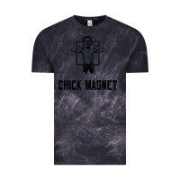 Cloud Black chick magnet Vintage Tee - linhVisuals