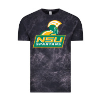 Cloud Black norfolk state spartans Vintage Tee - linhVisuals