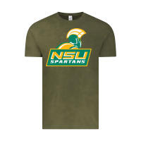 Vintage Olive norfolk state spartans Vintage Tee - linhVisuals