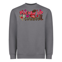 Storm Pucker Up Cowboy Valentine's Day Heavyweight Sweatshirt - FaDigitalArtStudio