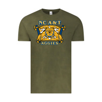 Vintage Olive north carolina a&t aggies Vintage Tee - linhVisuals
