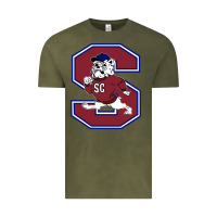 Vintage Olive south carolina state bulldogs Vintage Tee - linhVisuals