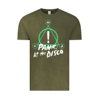 Vintage Olive PANIC! AT THE DISCO Vintage Tee - linhVisuals