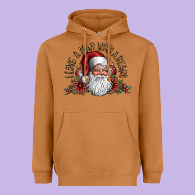 I Love A Man With A Bearo Heavyweight Hoodie Designed By Cowhidedigitalart