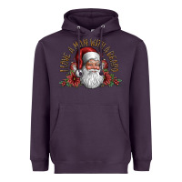 Plum i love a man with a bearo Heavyweight Hoodie - CowhideDigitalArt