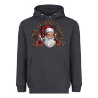 Smoke i love a man with a bearo Heavyweight Hoodie - CowhideDigitalArt