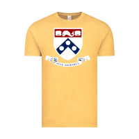Vintage Mustard upenn shield with banner Vintage Tee - linhVisuals
