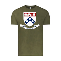 Vintage Olive upenn shield with banner Vintage Tee - linhVisuals