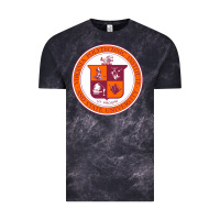 Cloud Black virginia tech seal Vintage Tee - linhVisuals