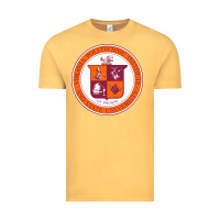 Vintage Mustard virginia tech seal Vintage Tee - linhVisuals