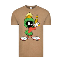 Vintage Coffee marvin the martian looney Vintage Tee - linhVisuals
