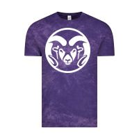 Cloud Purple colorado state rams Vintage Tee - linhVisuals