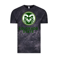 Cloud Black colorado state rams Vintage Tee - linhVisuals